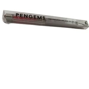 PenGems Silver Ballpoint Pen Red‎ and Clear Crystals Red Gem Top 2018 Collection